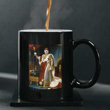 Personalized Dog Gift Idea - Royal Dog's Portrait 57 For Dog Lovers - Black Mug
